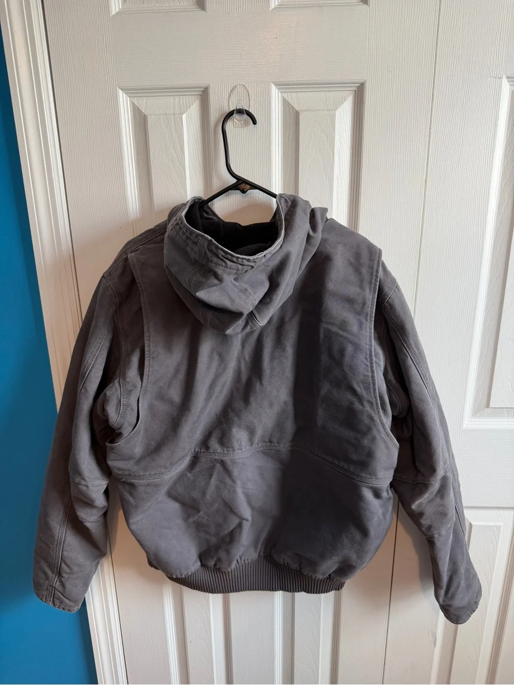 Carhartt Hooded Field Jacket in Charcoal